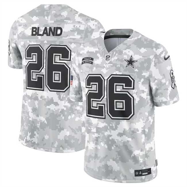 Men%27s Dallas Cowboys #26 DaRon Bland 2024 Arctic Camo Salute To Service Limited Stitched Jersey Dyin